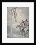 The Gibbet by Thomas Rowlandson