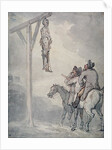 The Gibbet by Thomas Rowlandson