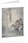 The Gibbet by Thomas Rowlandson