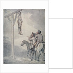 The Gibbet by Thomas Rowlandson