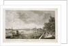 A View from Somerset Gardens to Westminster Bridge, engraved by Johann Sebastian Mueller 1750 by Antonio (after) Canaletto