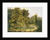 Temple, Fountain and Cave in Sezincote Park, 1819 by Thomas Daniell