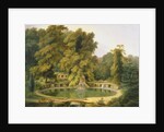 Temple, Fountain and Cave in Sezincote Park, 1819 by Thomas Daniell
