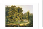 Temple, Fountain and Cave in Sezincote Park, 1819 by Thomas Daniell
