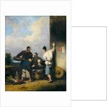 Coolies Round the Food Vendor's Stall, after 1825 by George Chinnery