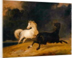 Horses in a Thunderstorm, 1823 by Thomas Woodward