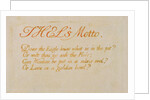 Thel's Motto... by William Blake