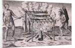 Cooking Fish, plate XIII by Theodor de Bry