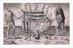 Cooking Fish, plate XIII by Theodor de Bry