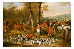 The Berkeley Hunt: The Death, 1842 by Francis Calcraft Turner
