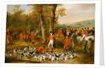 The Berkeley Hunt: The Death, 1842 by Francis Calcraft Turner