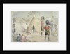 Highland Regiment in Camp by John Leech