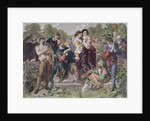 Orlando and the Wrestler by Daniel Maclise