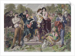 Orlando and the Wrestler by Daniel Maclise