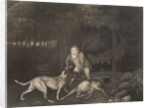 Freeman, Keeper to the Earl of Clarendon, with a hound and a wounded doe, 1804 by George Stubbs