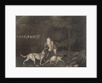 Freeman, Keeper to the Earl of Clarendon, with a hound and a wounded doe, 1804 by George Stubbs