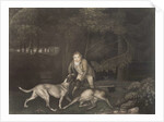 Freeman, Keeper to the Earl of Clarendon, with a hound and a wounded doe, 1804 by George Stubbs