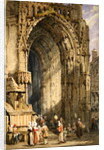 The Porch, Rheims Cathedral, c.1840 by Samuel Prout