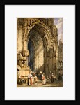 The Porch, Rheims Cathedral, c.1840 by Samuel Prout