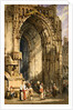 The Porch, Rheims Cathedral, c.1840 by Samuel Prout