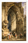 The Porch, Rheims Cathedral, c.1840 by Samuel Prout