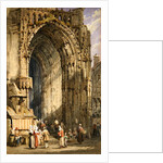The Porch, Rheims Cathedral, c.1840 by Samuel Prout