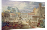 A Scene in Ancient Rome, 1830 by Joseph Michael Gandy