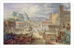 A Scene in Ancient Rome, 1830 by Joseph Michael Gandy
