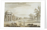 The Rotunda and the Queen's Theatre, Stowe, 1753 by Jean Baptiste Claude Chatelain