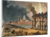 Fire in London by T. & Pugin A.C. (1762-1832) (after) Rowlandson