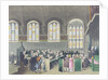 Court of Chancery, Lincoln's Inn Hall by T. & Pugin A.C. (after) Rowlandson