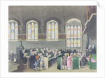 Court of Chancery, Lincoln's Inn Hall by T. & Pugin A.C. (after) Rowlandson