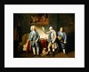 Edward Shuter, John Beard and John Dunstall in Isaac Bickerstaffe's 'Love in a Village', 1767 by Johann Zoffany