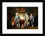 Edward Shuter, John Beard and John Dunstall in Isaac Bickerstaffe's 'Love in a Village', 1767 by Johann Zoffany