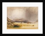 View from Snowdon from Sands of Traeth Mawe, taken at the Ford between Pont Aberglaslyn and Tremadoc, 1834 by Anthony Vandyke Copley Fielding