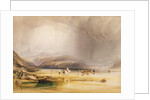 View from Snowdon from Sands of Traeth Mawe, taken at the Ford between Pont Aberglaslyn and Tremadoc, 1834 by Anthony Vandyke Copley Fielding