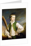 Charles Collyer as a boy, with a cricket bat, 1766 by Francis Cotes