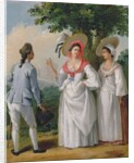 Free West Indian Creoles in elegant dress, c.1780 by Agostino Brunias