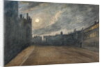 Broad Street, Oxford, full moon, 1790 by John Baptist Malchair