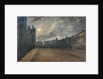 Broad Street, Oxford, full moon, 1790 by John Baptist Malchair