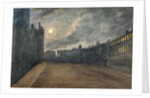 Broad Street, Oxford, full moon, 1790 by John Baptist Malchair