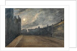 Broad Street, Oxford, full moon, 1790 by John Baptist Malchair