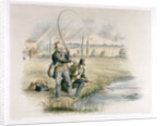 Jack Fishing, Lea Bridge by Henry Heath