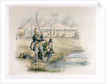 Jack Fishing, Lea Bridge by Henry Heath