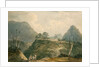 Mountainous landscape with river by Samuel Davis