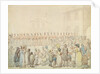 A Review of the Northamptonshire Militia at Brackley, Northants by Thomas Rowlandson