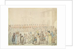A Review of the Northamptonshire Militia at Brackley, Northants by Thomas Rowlandson
