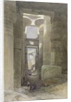 The Great Temple of Amon Karnak, the Hypostyle Hall, 1838 by David Roberts