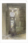 The Great Temple of Amon Karnak, the Hypostyle Hall, 1838 by David Roberts