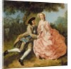Lovers in a landscape, c.1740 by Pieter Jan van Reysschoot